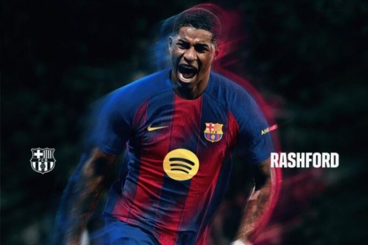 直播入口-降薪15%！官方：巴萨从曼联租借27岁拉什福德，买断选项3000万欧