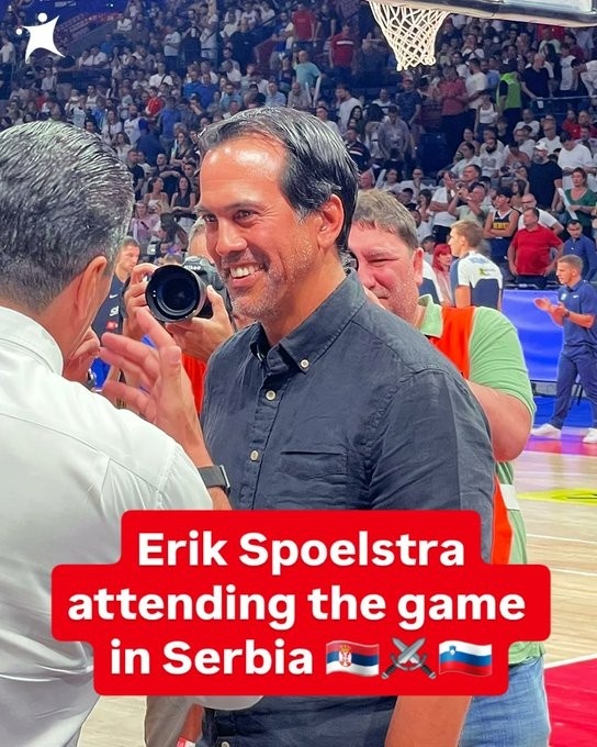 注册观看-斯波现场观战塞尔维亚VS斯洛文尼亚 约维奇揽全场最高18分！